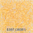 Бисер Чехия " GAMMA" круглый 5 10/ 0 2. 3 мм 5 г 1- й сорт Е597 желтый ( 38381 ) 