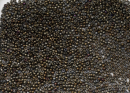 Бисер Япония круглый 15/0 10 г 0083 коричневый, металлизированный ирис