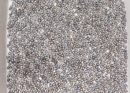 Бисер Япония круглый 11/0 10г 0266 хрусталь/серый золотое сияние, окрашенный изнутри