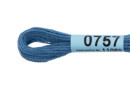 Нитки для вышивания " Gamma" мулине ( 0207- 0819 ) 100% хлопок 8 м №0757 св. синий