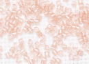 Бисер Япония MIYUKI Delica цилиндр 10/0 5 г DBM-0106 розовый блеск прозрачный