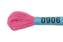 Нитки для вышивания " Gamma" мулине ( 0820- 3070 ) 100% хлопок 8 м №0906 т. розовый