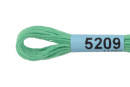 Нитки для вышивания " Gamma" мулине ( 3173- 6115 ) 100% хлопок 8 м №5209 св. зеленый