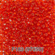 Бисер Чехия " GAMMA" круглый 6 10/ 0 2. 3 мм 5 г 1- й сорт F183 оранжево- красный ( 97050 ) 