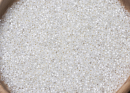 Бисер Япония MIYUKI Seed Beads 15/0 5г 0001F кристалл матовый серебряная линия внутри