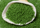 Бисер Япония MIYUKI Seed Beads 15/0 5г 0411 нефритовый зелёный непрозрачный