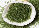 Бисер Япония MIYUKI Seed Beads 15/0 5г 0026F оливковый матовый серебряная линия внутри