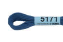 Нитки для вышивания " Gamma" мулине ( 3173- 6115 ) 100% хлопок 8 м №5171 сине- серый