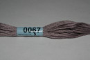 Нитки для вышивания " Gamma" мулине ( 0001- 0206 ) 100% хлопок 8 м №0067 сиренево- серый