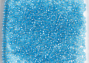 Бисер Чехия круглый 10/0 50г 67030m прозрачный голубой с серебристым прокрасом матовый