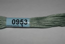 Нитки для вышивания " Gamma" мулине ( 0820- 3070 ) 100% хлопок 8 м №0953 св. мята