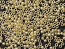 Бисер Япония круглый 11/0 10 г PF0559 желтое золото, гальванизированный