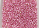 Бисер Япония MIYUKI Delica цилиндр 10/0 5 г DBM-0625 розовый окрашенный алебастр серебряная линия внутри